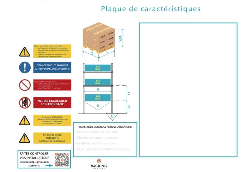 plaque de charge